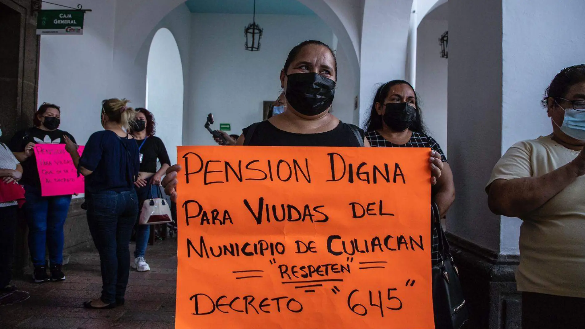 Viduas de policas manifestación